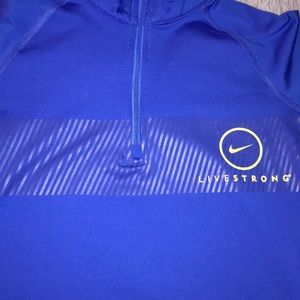 EUC Nike Livestrong half zip